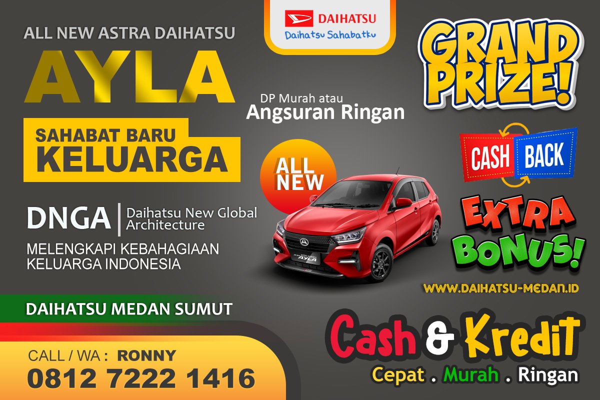 Ayla Daihatsu Medan 2024