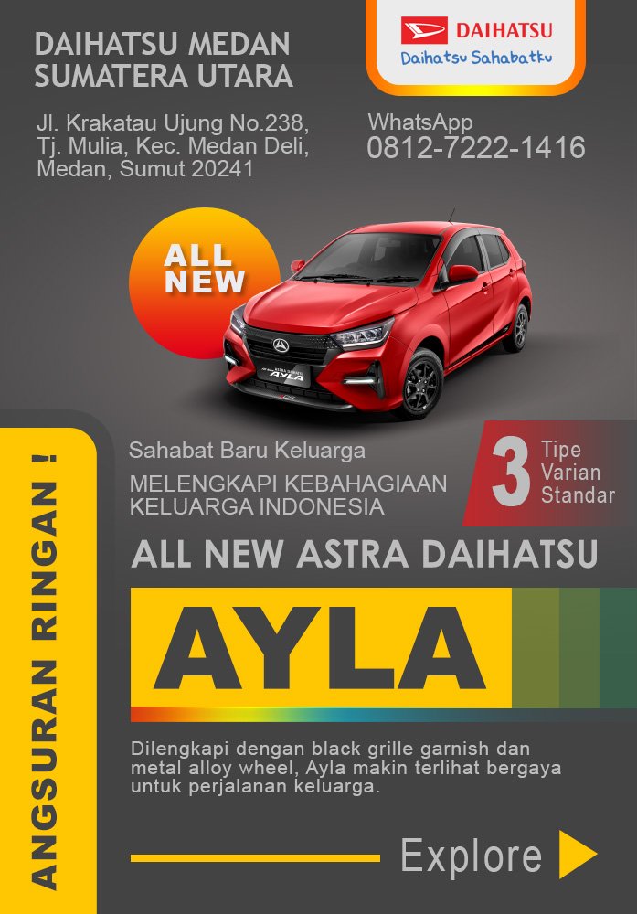 Daihatsu Medan AYLA Promo