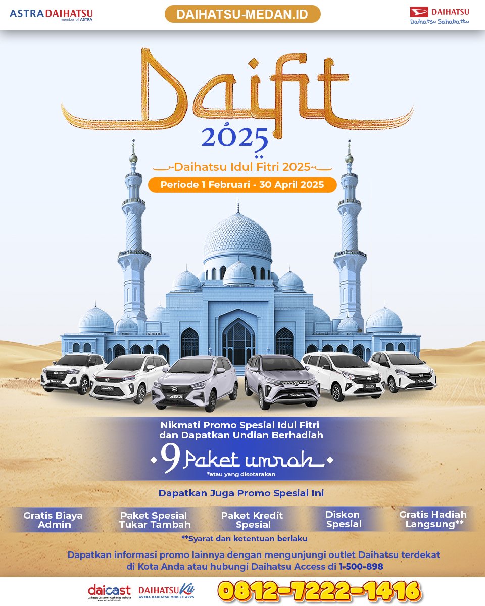 Daihatsu Medan 2025 Daifit Promo Ramadhan