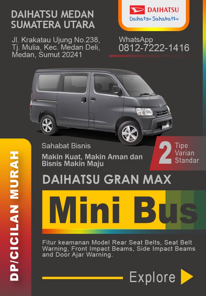 GRAN MAX MB DAIHATSU MEDAN 2025