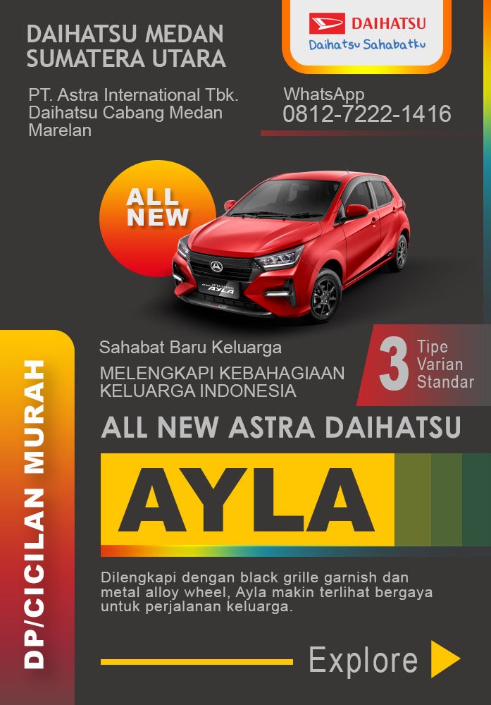 NEW AYLA DAIHATSU MEDAN 2025