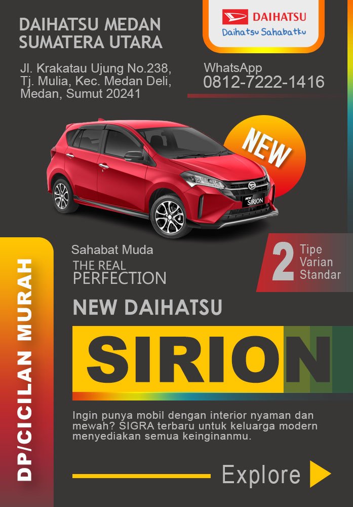 SIRION DAIHATSU MEDAN 2025