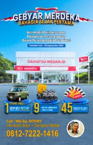 Daihatsu Medan Gebyar Merdeka Agustus 2025