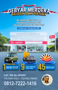 Daihatsu Medan Gebyar Promo Merdeka 2025