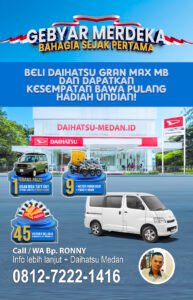 Harga Daihatsu Medan Gran Max MB Baru 2025 Joss