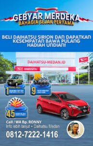 Harga Daihatsu Medan Sirion Baru 2025 Joss