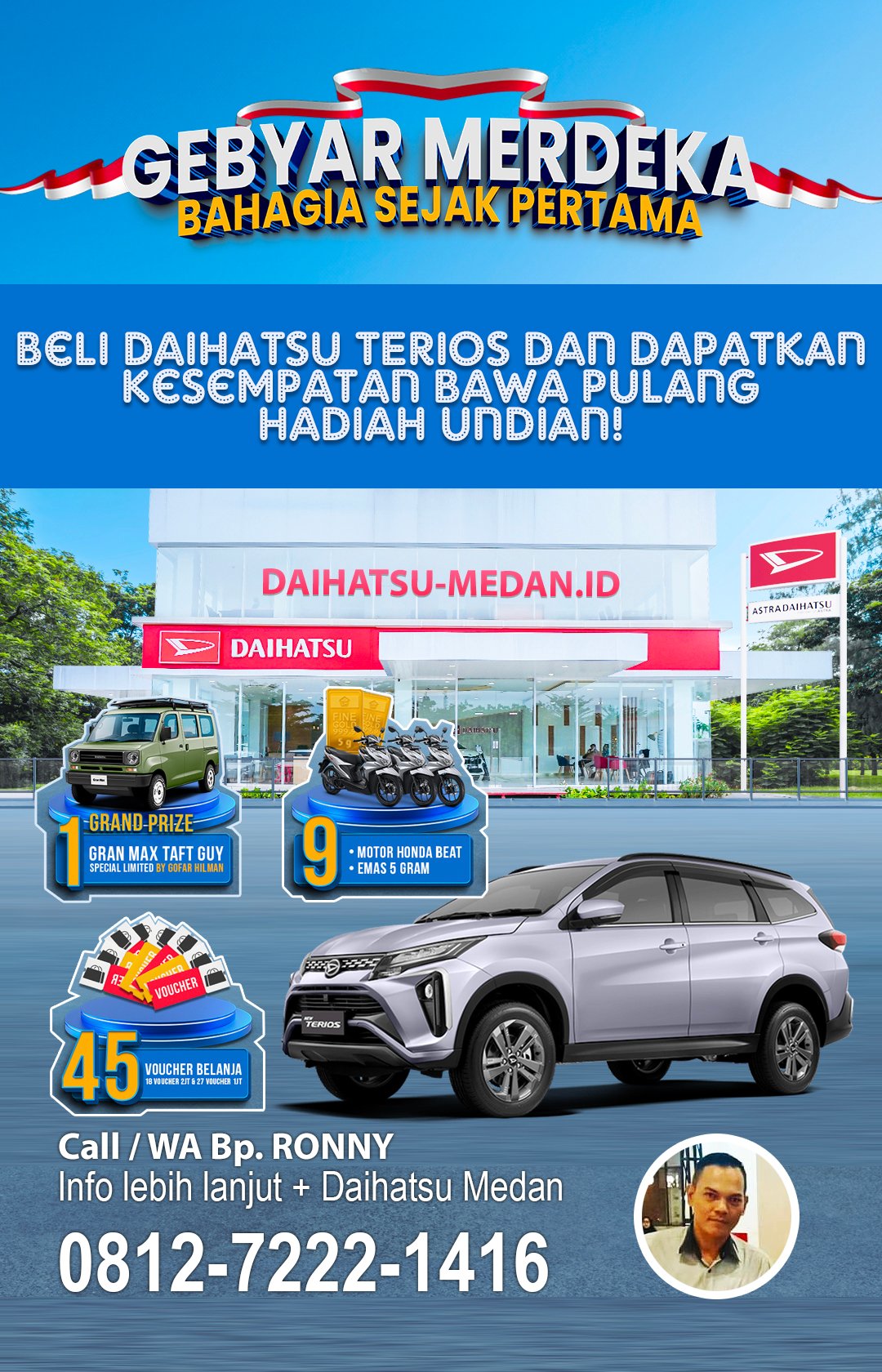 Harga Daihatsu Medan Terios Baru 2025 Joss
