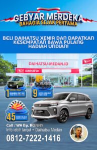 Harga Daihatsu Medan Xenia Baru 2025 Joss