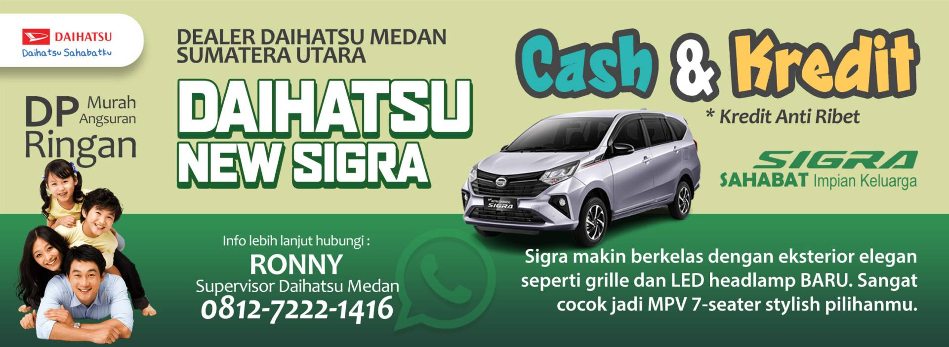 Daihatsu Medan Sigra Harga Promo DP Murah