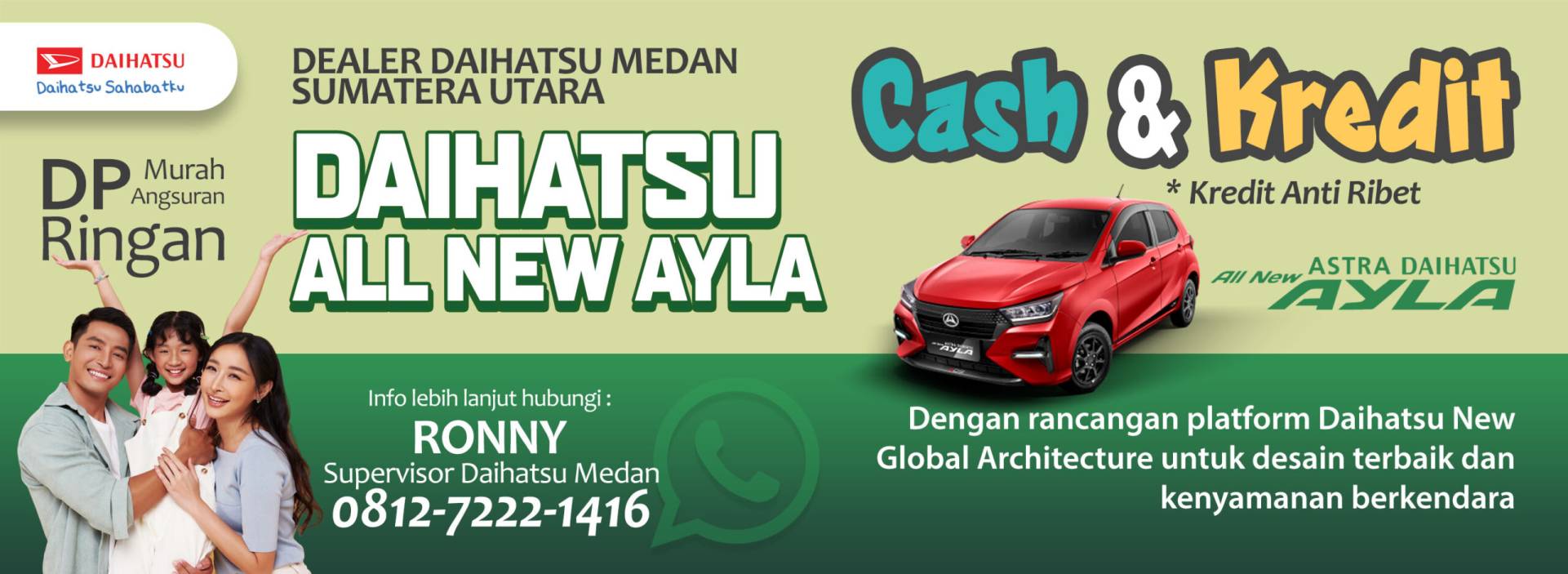 Daihatsu Medan Ayla Harga Promo DP Murah