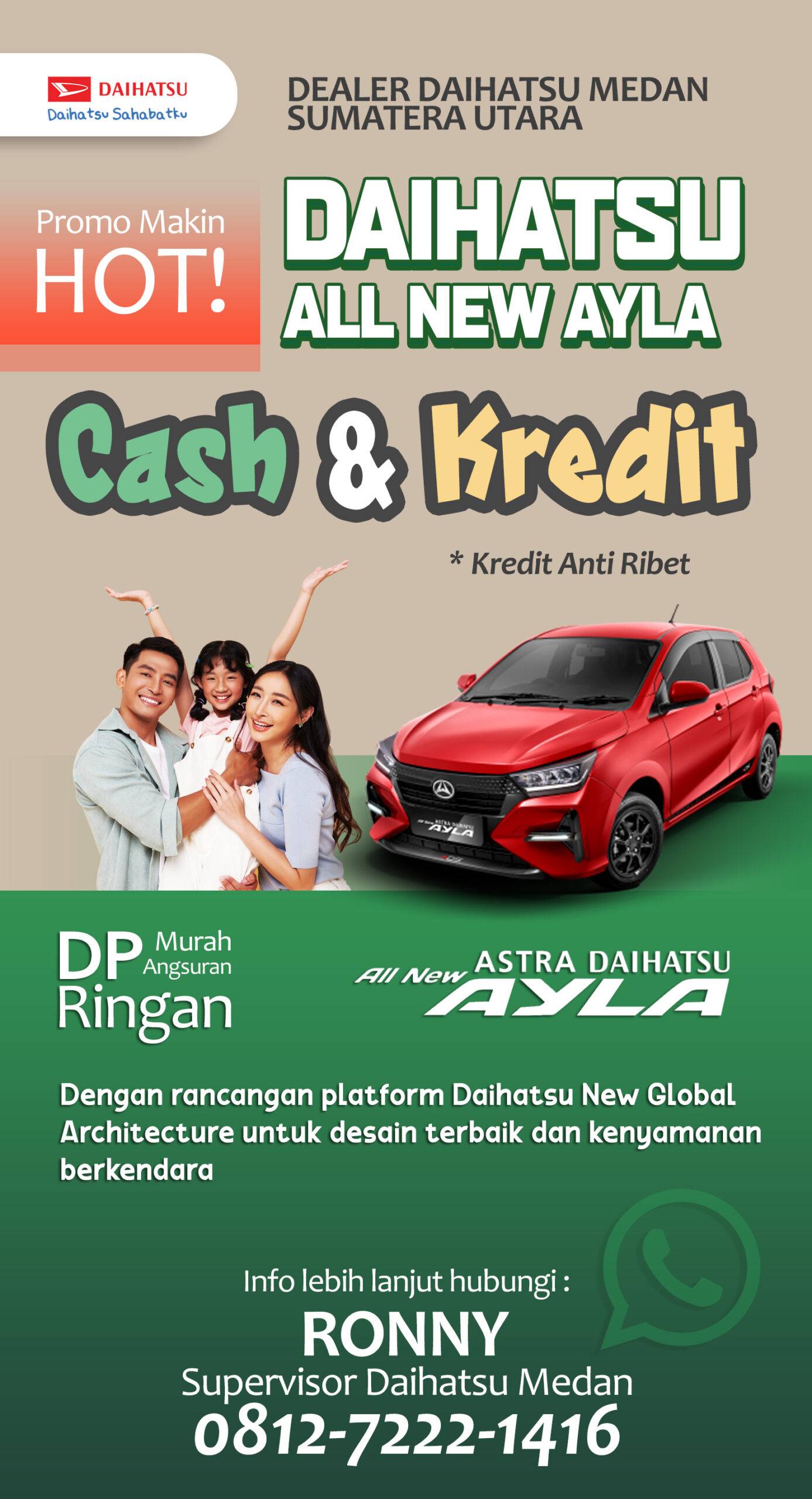 Daihatsu Medan Ayla Promo Harga Diskon
